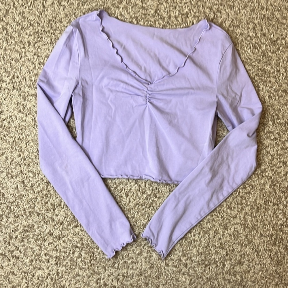 Lightweight Long Sleeve Cropped Shirt Bundle - Size Small - Picture 2 of 8